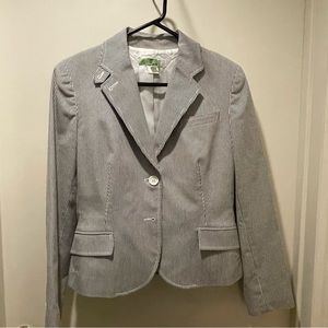 Nine West Seersucker Suit with cropped pants